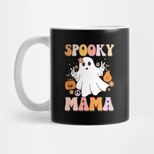 Spooky mama Halloween groovy Spooky Halloween Mug